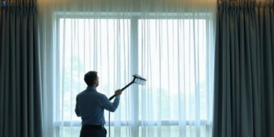 Commercial curtain steam cleaning service queenscliff-vic hotels offices