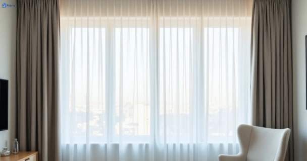 Freshly steam cleaned curtains in queenscliff-vic QLD